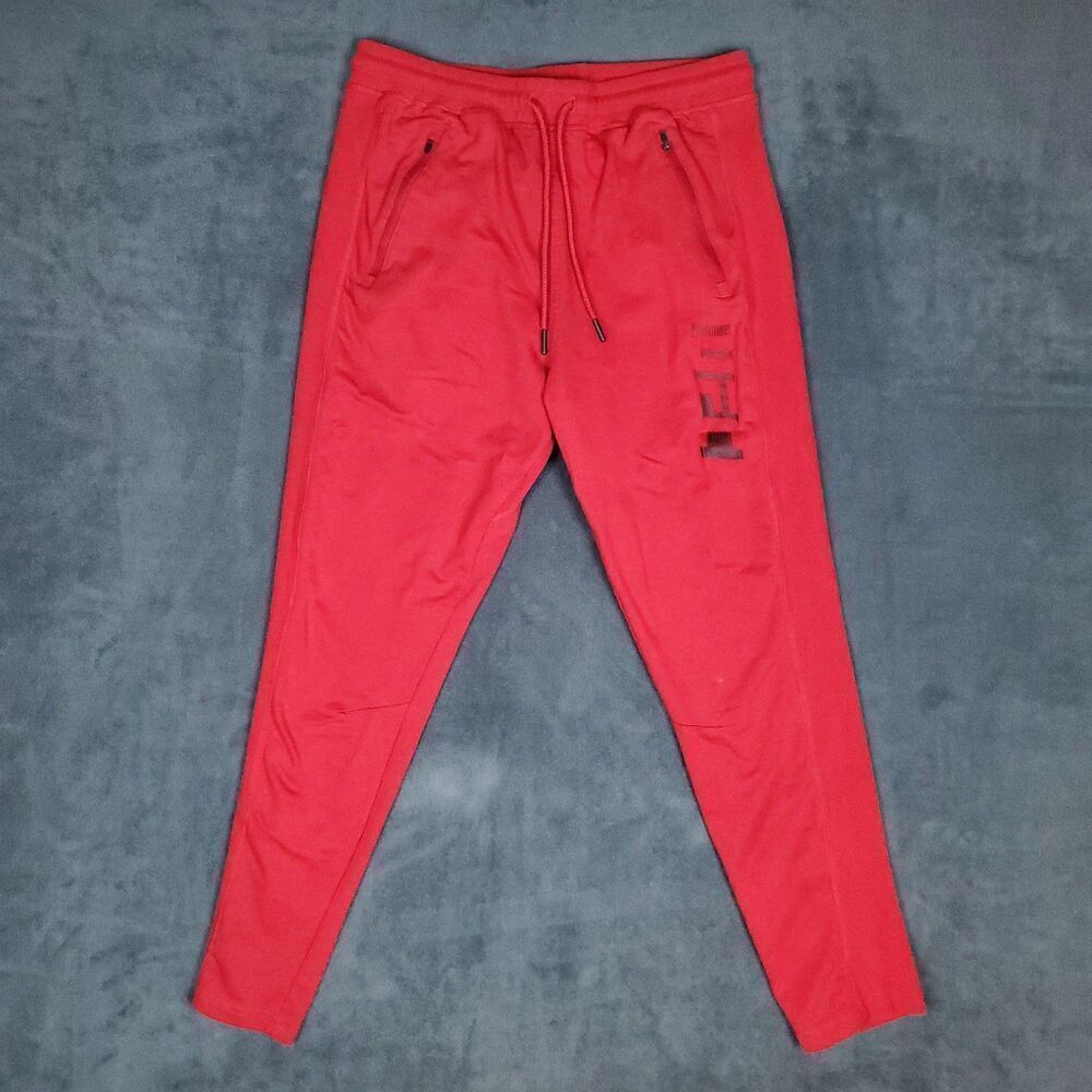 UFC Sweatpants Joggers Mens Large Athletic Training Lightweight MMA Poly Cotton